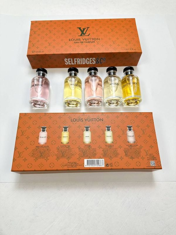 Louis Vuitton LV Mini Perfume Gift Set Louis Vuitton Men's Women's LV Mini Perfume Gift Set Sale UK Man Woman First Copy Replica Fragrance Cheap Price Fake Reps 1:1 Miniature Fakes Rep Perfumes Gifts Sets 1 to 1 Brand Logo Fragrances Giftset 1st Copies AAA Duplicate