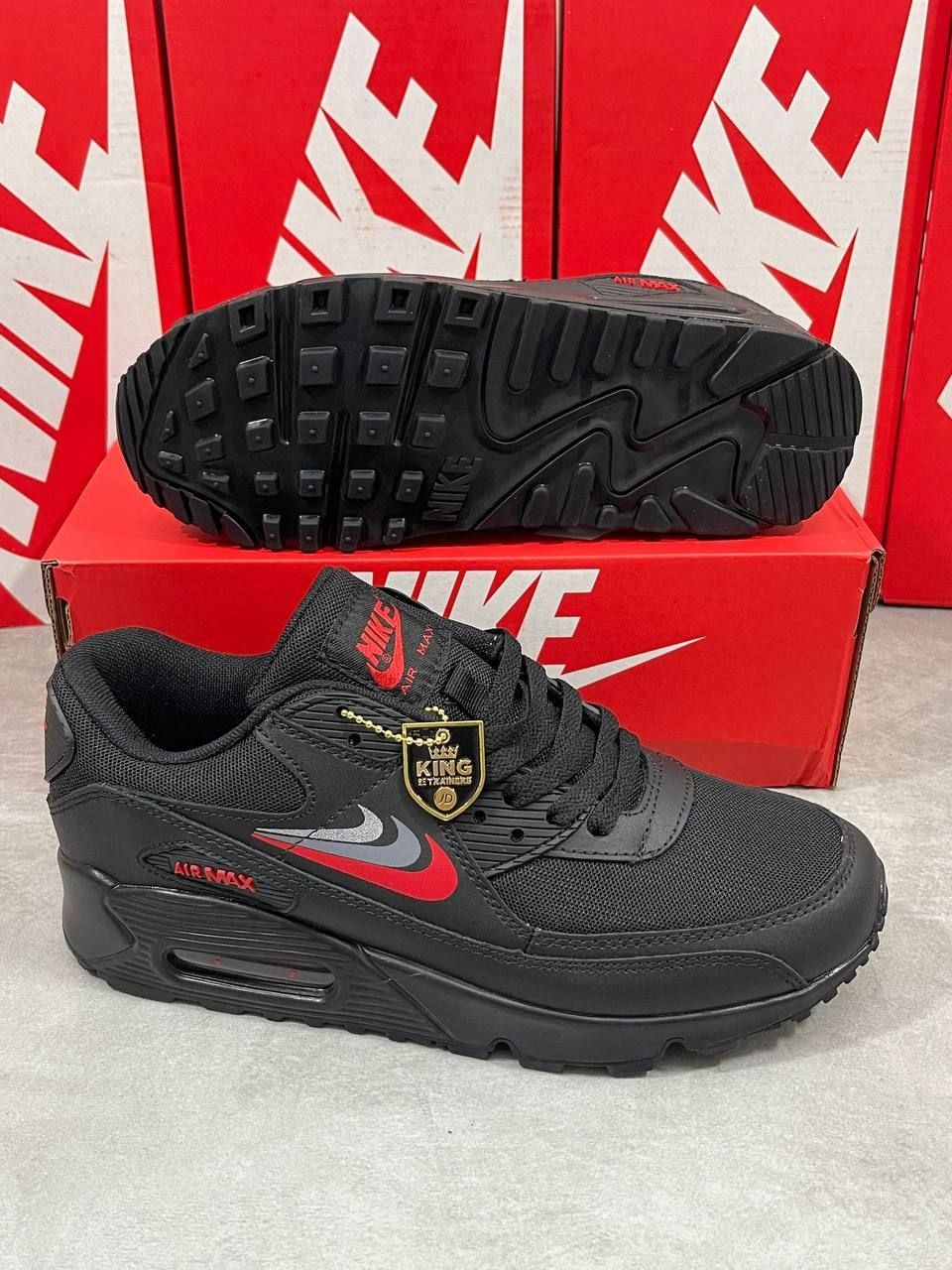 vNike Men's Trainers Max 90 Cool Trainer 90s 90's DX9272-001	Nikes Air Max 90 Men Mens Rep Replica Shoes Fake Man Mans Duplicate Sneakers in AAA First Copy Cheap Sneaker Shoe Best Sale UK Reps MAX.90 Three Swoosh Habanero Black Red Grey (GS) GS