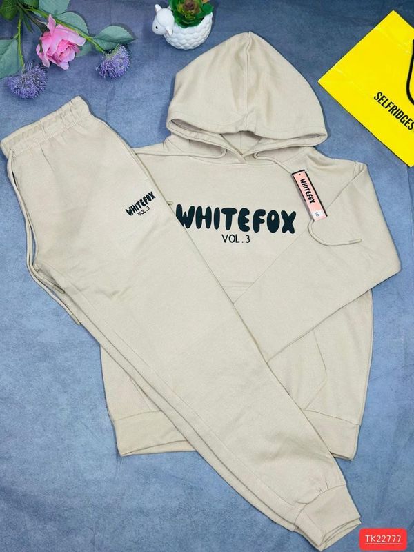 White Fox Women's Hoodie Tracksuits in Different Colors