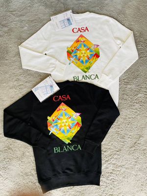 Casablanca Crew Neck Jumpers For Men's in 2 Colors Casablanca Crew Neck Jumpers For Men's in 2 Colors