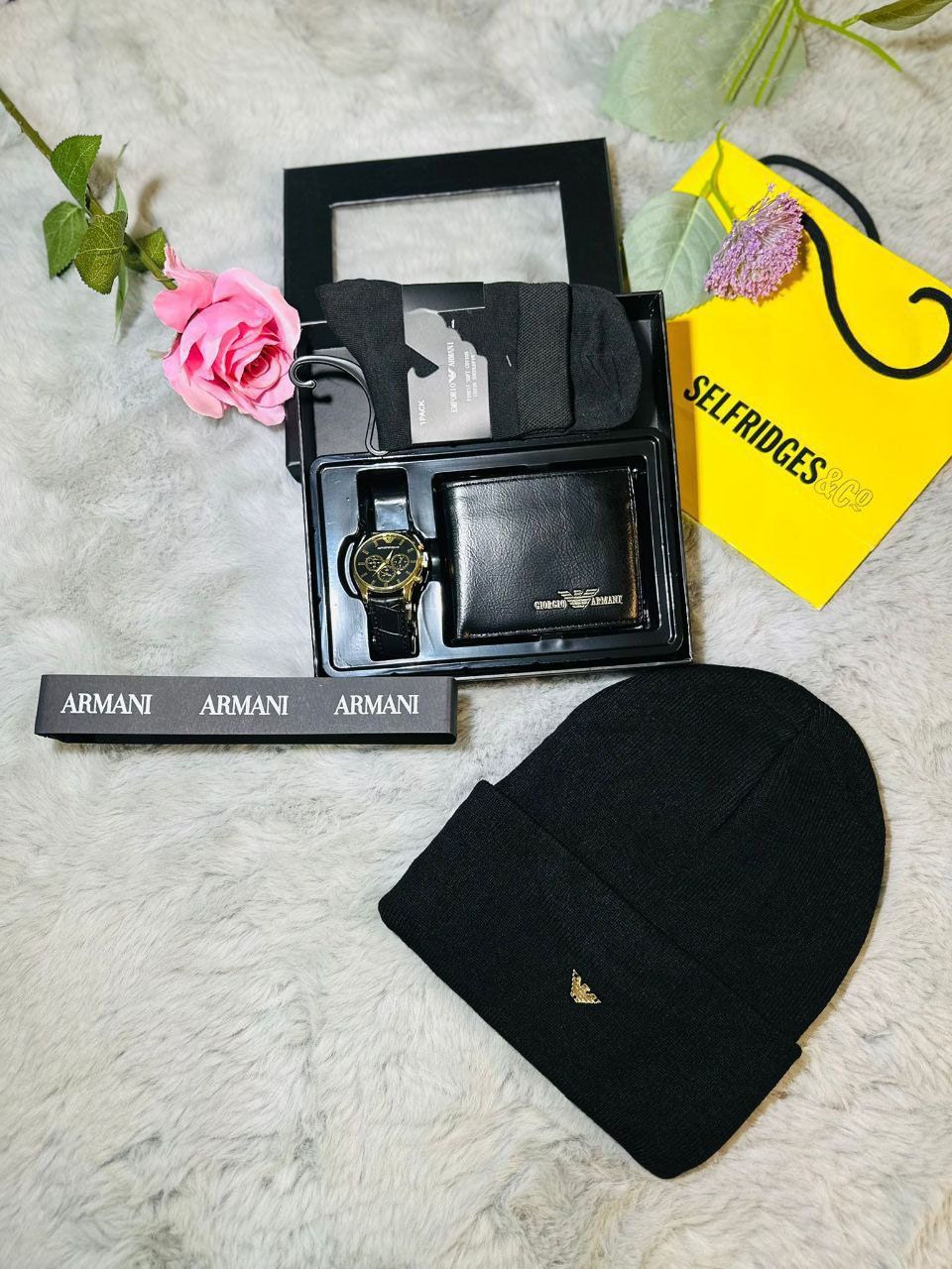 Armani Gift Sets For Men's in Different Colors, Colors: Black