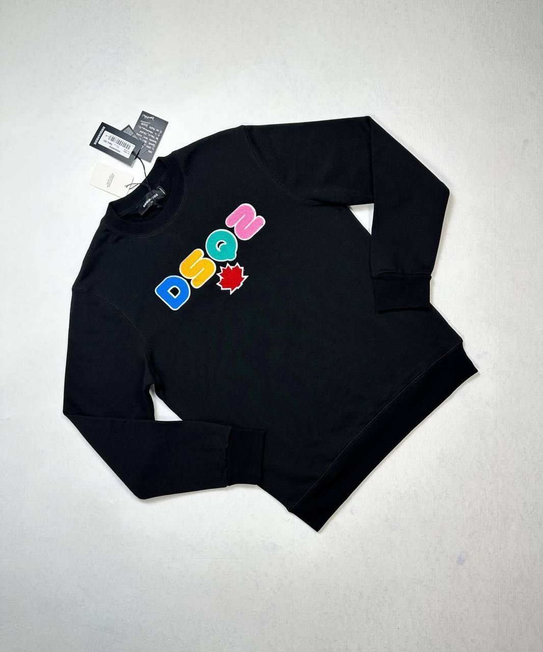 DSquared D2 Crewneck JUMPERS in 2 Colors, Colors: Black