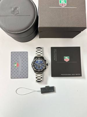 TAG Heuer Formula 1 Quartz Chronograph Blue Dial Steel For Men's