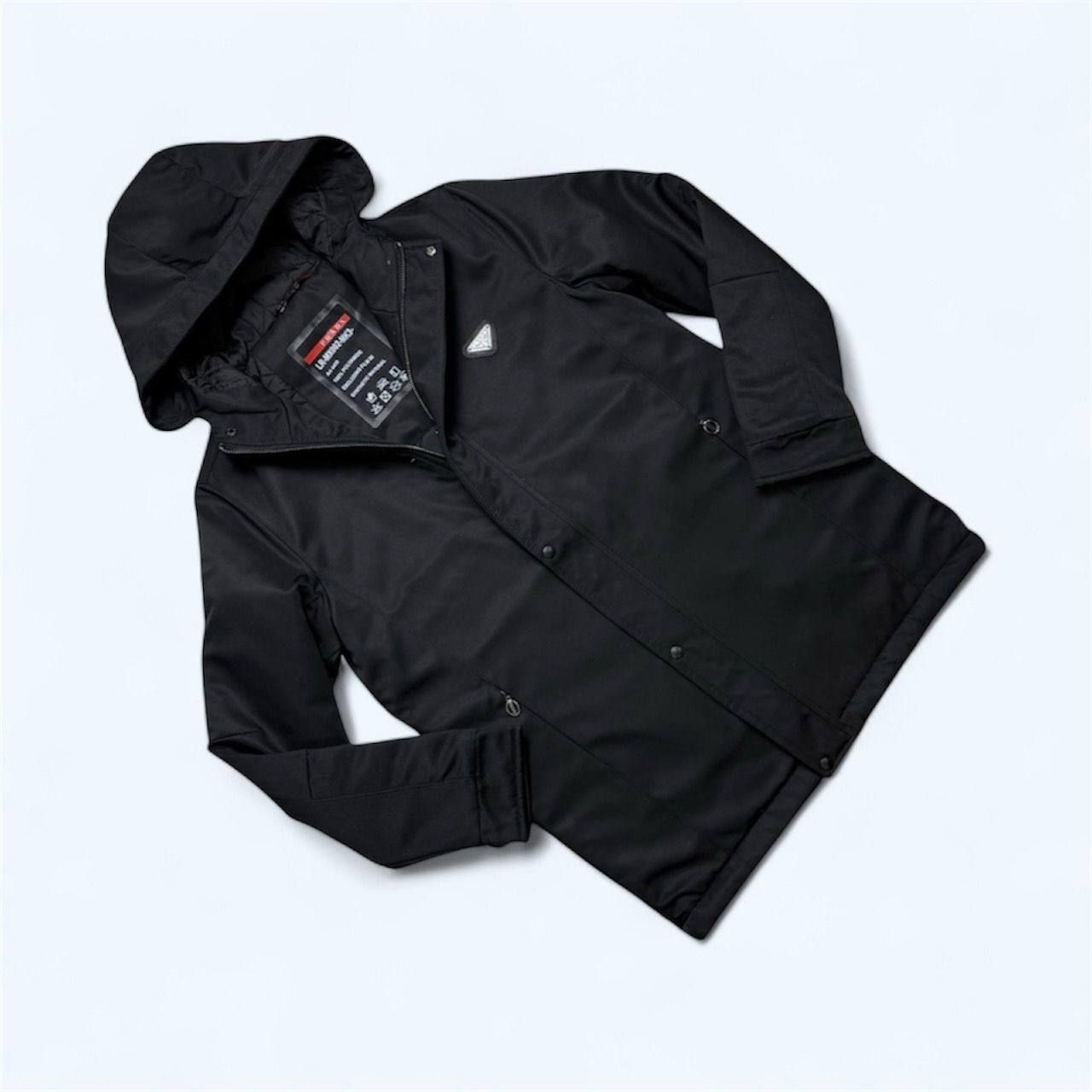 Prada Milano Men Women Luxury Black Rain Jacket Fakes Reps Sale UK Man Woman First Copy Replica Cheap Price Jackets Men's Women's Padded Sweatshirt 1st Copies Fake Rep Designer Waterproof Puffers 1 to 1 Brand Logo 1:1 AAA Duplicate