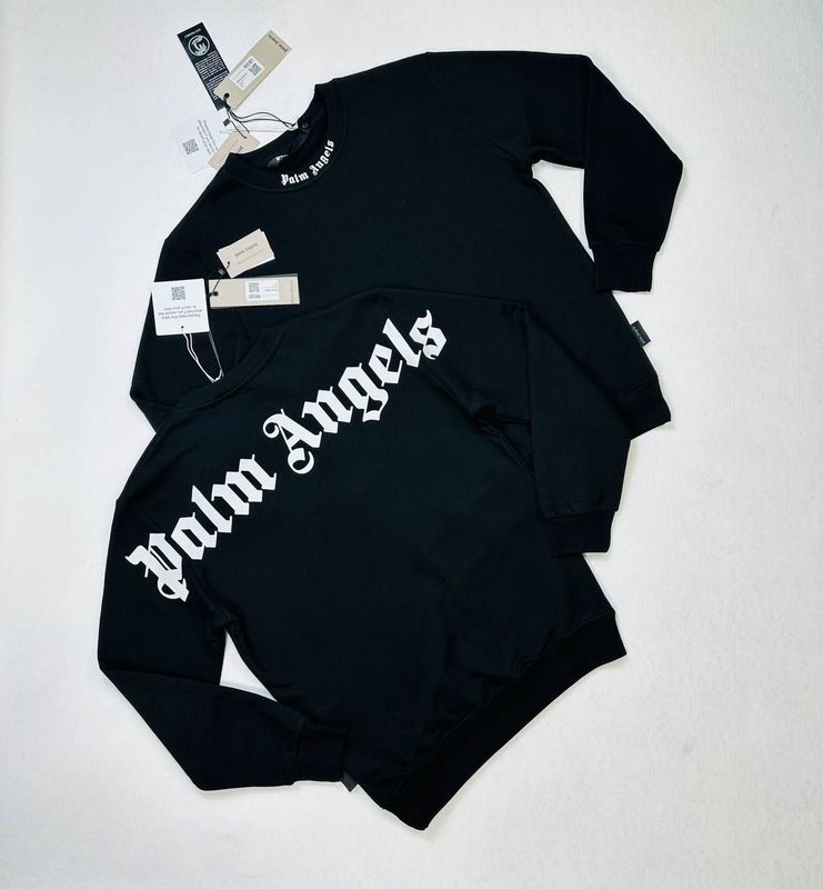 Palm Angels Curved Logo Knitwear Jumpers Palm Angels Men's Women's Black Knitted Jumper Fakes Reps Sale UK Man Woman First Copy Cheap Price 1:1 Fake Rep Jumpers 1st Copies Men Women Replica Full Sleeves Knitwear PA Brand Curved Logo Sweatshirts 1 to 1 AAA Duplicate