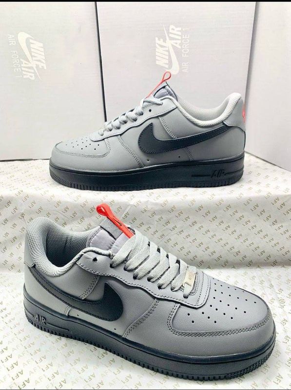 Nike Air Force 1 Grey Trainers For Men's