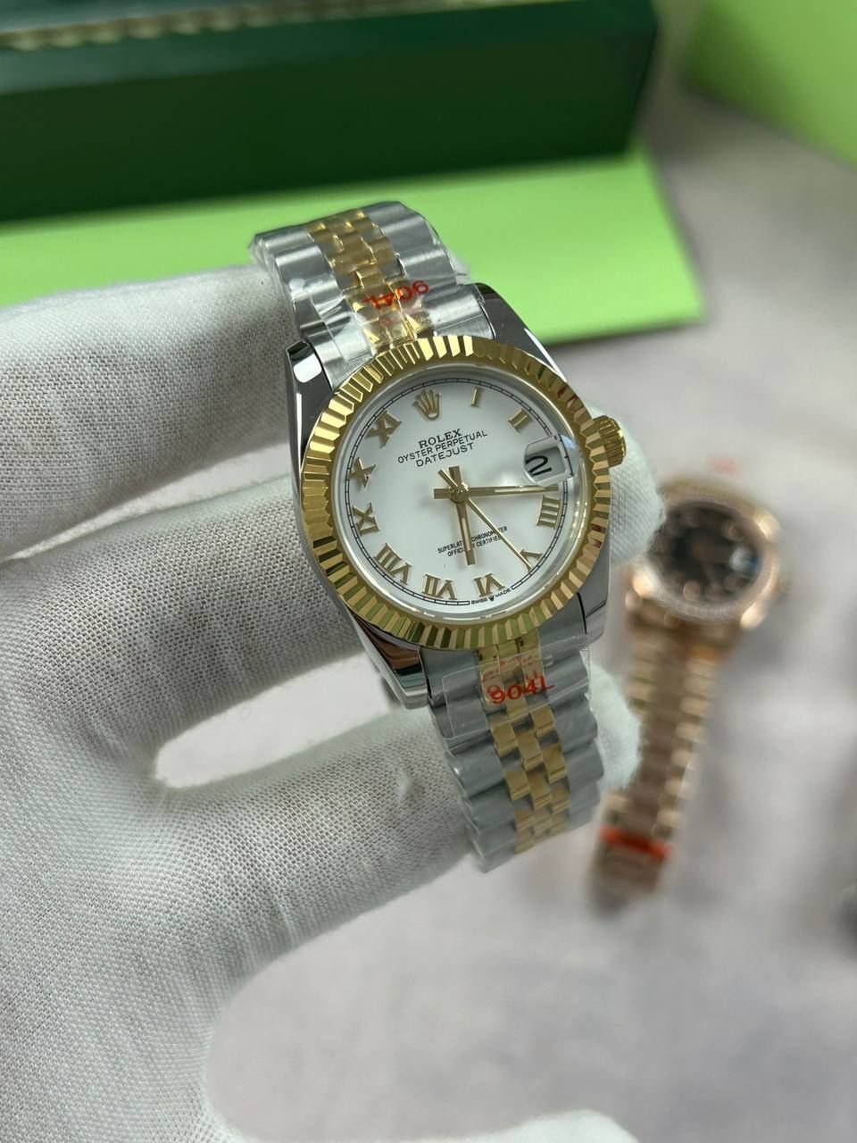 Rolex Datejust White/Gold Women's Watch