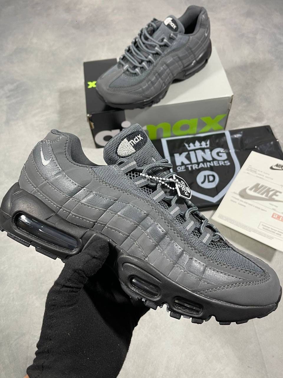 Nike Air Max 95 Cool Grey Anthracite Trainers For Men's