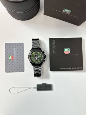 TAG Heuer Carrera Connected   Amg Petronas Special Edition Men’s Watch in Black with Green Dial