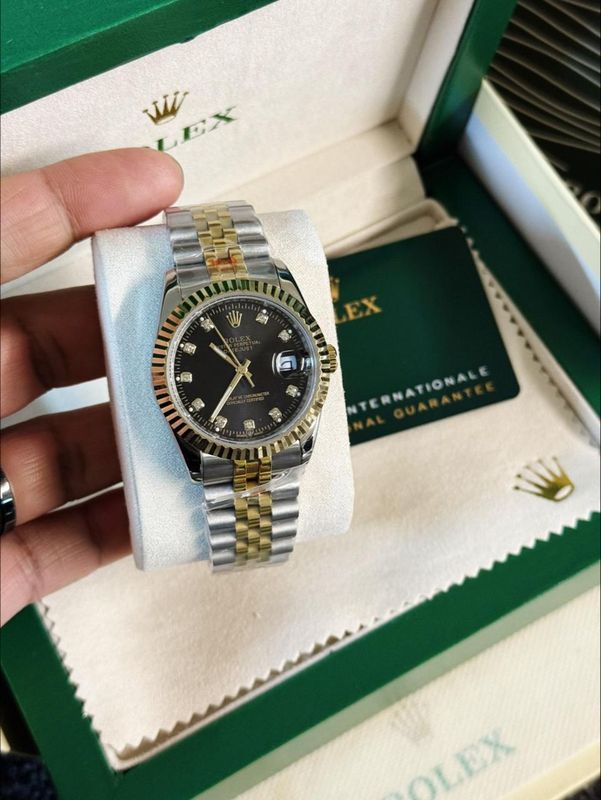Rolex Datejust 41 Oystersteel and yellow gold Watch for Men's in Black Dial