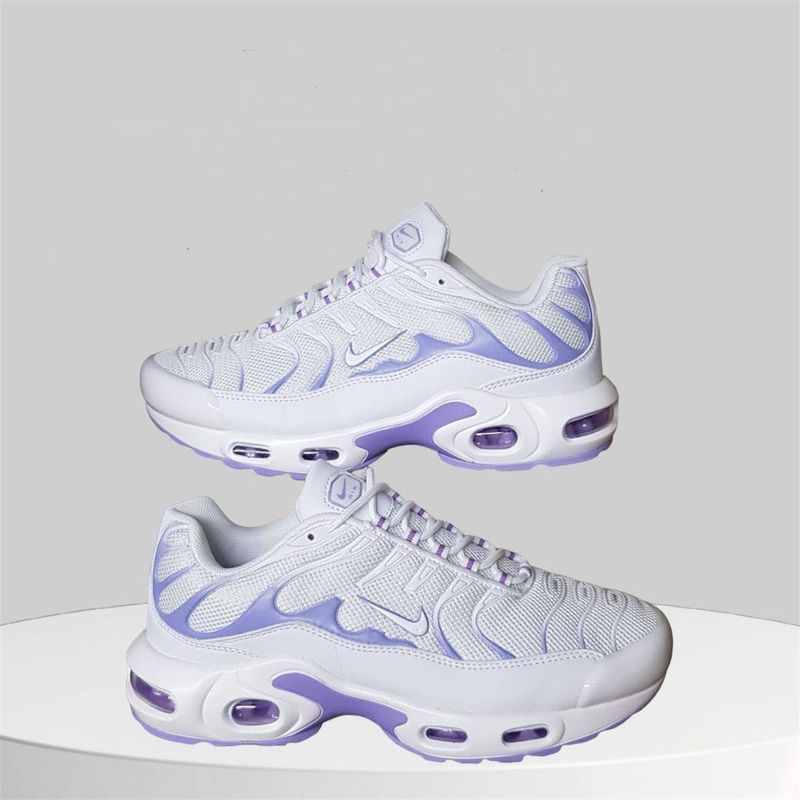 Nike TN Air Max Plus White Purple For Women's Nike TN Air Max Plus White Purple For Women's