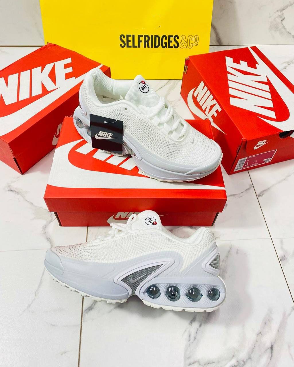 Nike Men's Trainers Trainer Dns Dn's 1:1 Metallic Silver AAA Nikes Air Max Dn Men Mens Rep Replica Shoes Fake Man Mans Duplicate Sneakers First Copy Cheap Sneaker Sale UK Reps MAX.Dn Air.Max DV3337-101 White Best Quality
