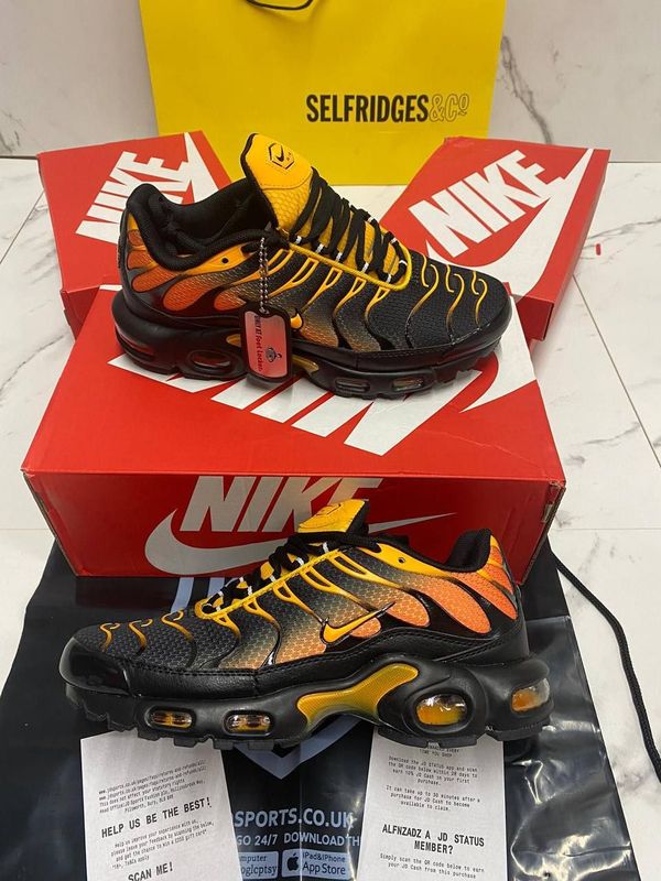 Nike Air Max Plus TN Black Sundial Trainers For Men's