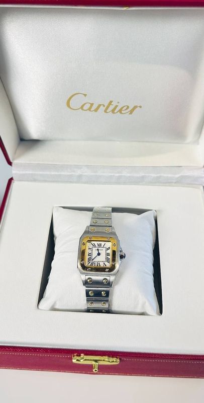 Santos de Cartier Galbee Women's 2 tone watch