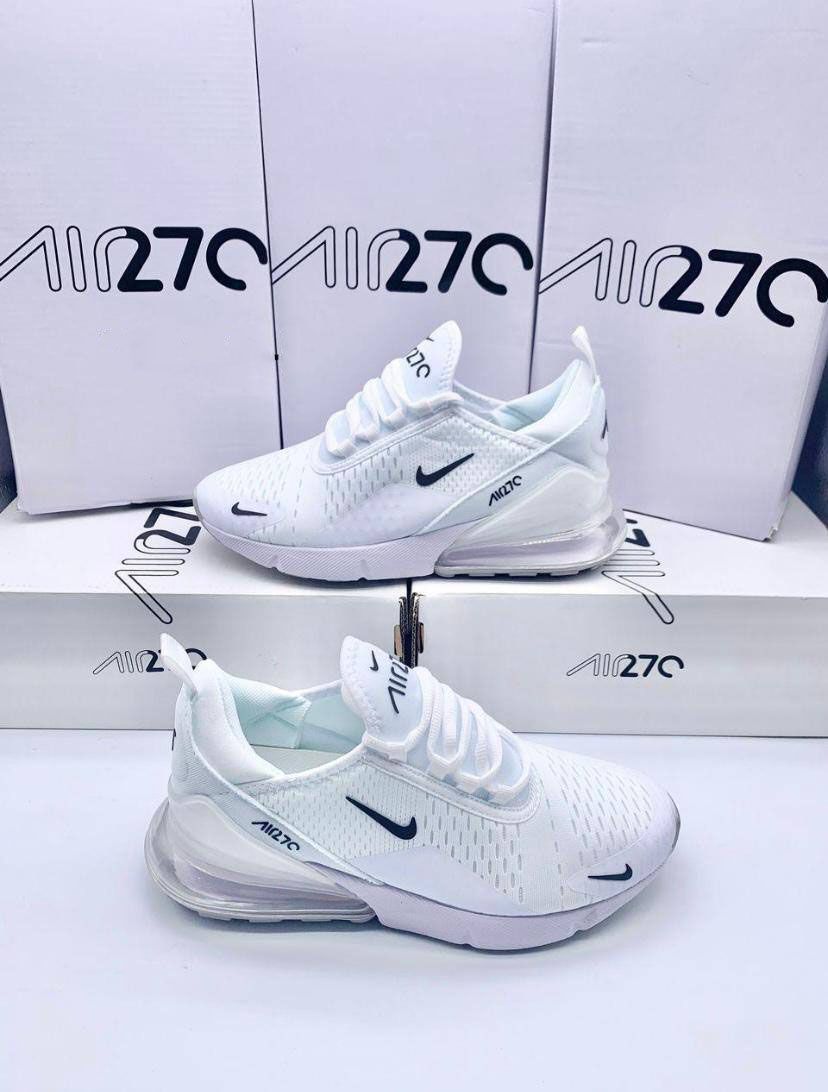 Nike Air Max 270 White/Grey Trainers For Women's