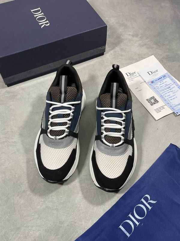 Dior B22 Blue/White Trainers For Men's