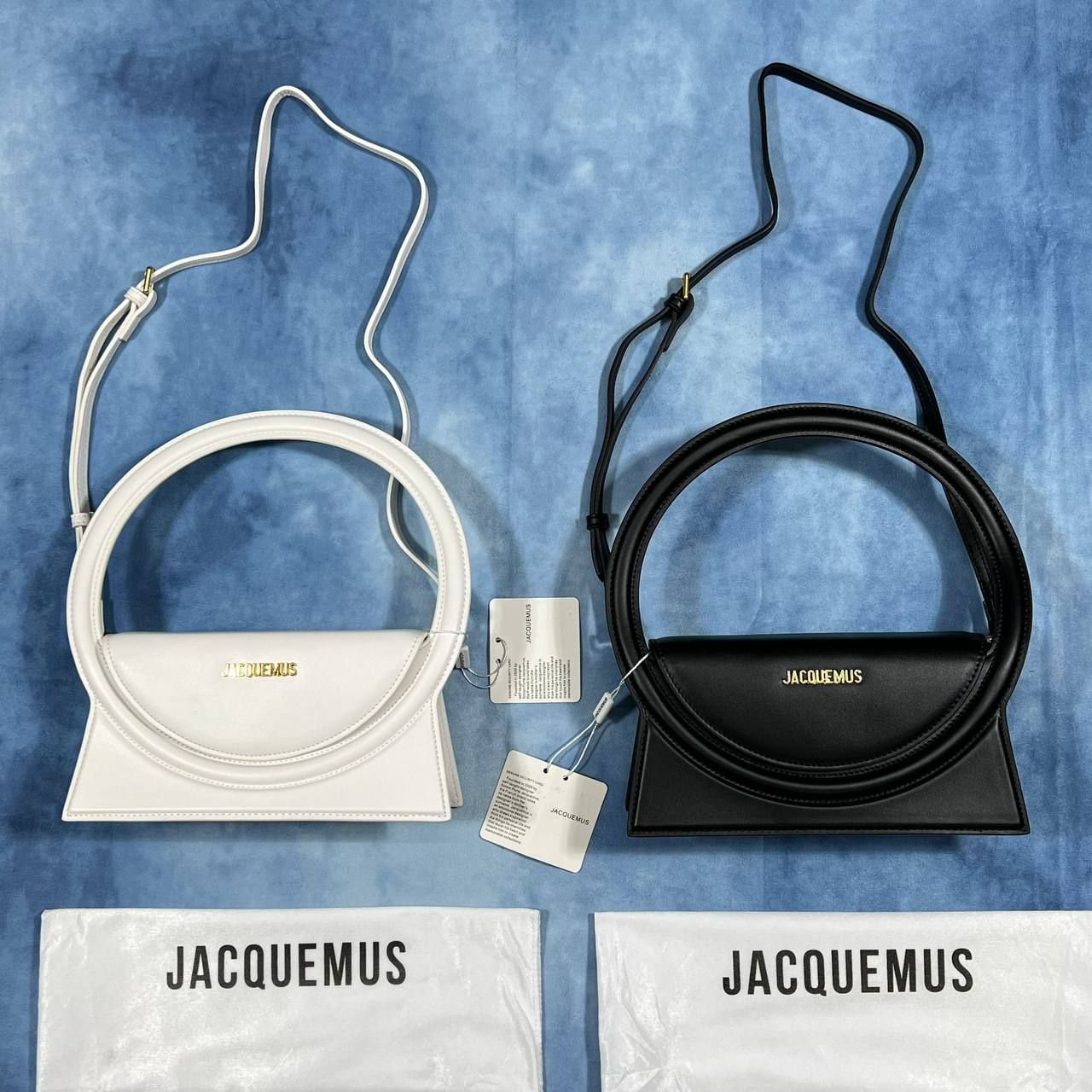 Jacquemus Le Sac Round Leather Top Handle Bag For Women's