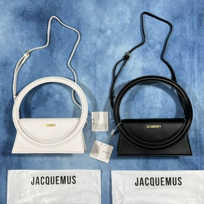 Jacquemus Le Sac Round Leather Top Handle Bag For Women's