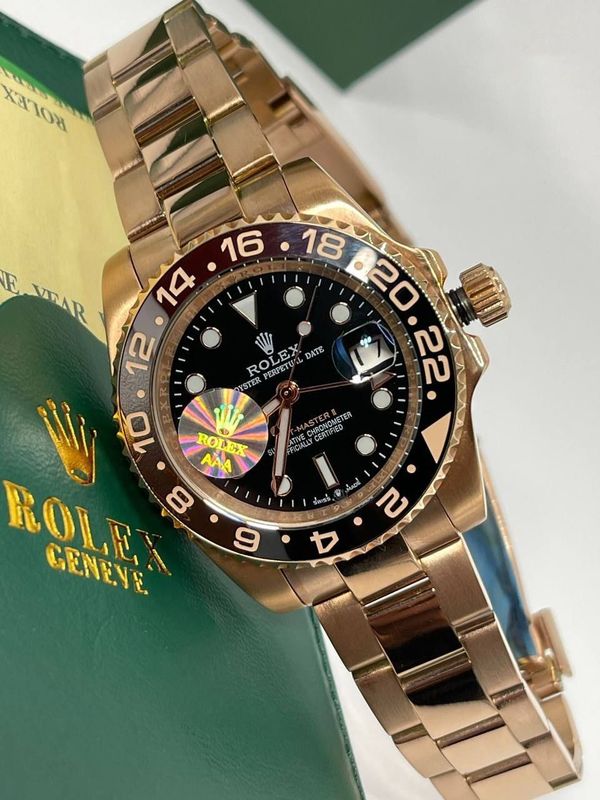 Rolex GMT-Master II Rootbeer Rose Gold Men's Watch Rolex GMT-Master II Rootbeer Rose Gold Men's Watch