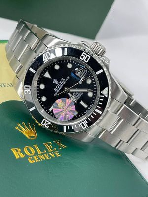 Rolex Submariner Date Black Dial Black Bezel Men's Watch