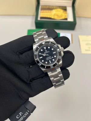 Rolex Submariner Blue Dial Men's Watch in Silver Chain straps
