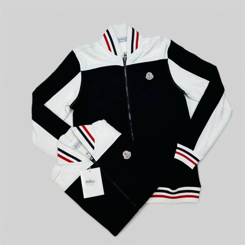 Moncler Track Jacket For Men's in Black Color Moncler Track Jacket For Men's in Black Color