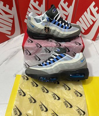 Nike Air Max 95 Crystal Blue Black Men's Trainers Nike Air Max 95 Crystal Blue Black Men's Trainers