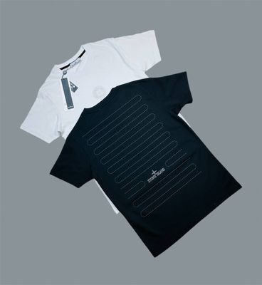 Stone Island Compass-logo T-Shirts For Men's in 2 Colors