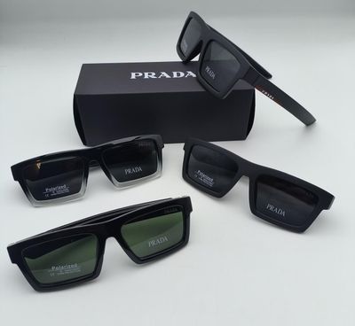 Prada Milano Men Women Designer Black Silver Green Sunglasses Fakes Rep Sale UK Man Woman First Copy Cheap Price Replica Sunglass Men's Women's 1st Copies 1 to 1 UV Protected Eyewear Rectangular Frame 1:1 Brand Logo Fake Reps Luxury AAA Duplicate