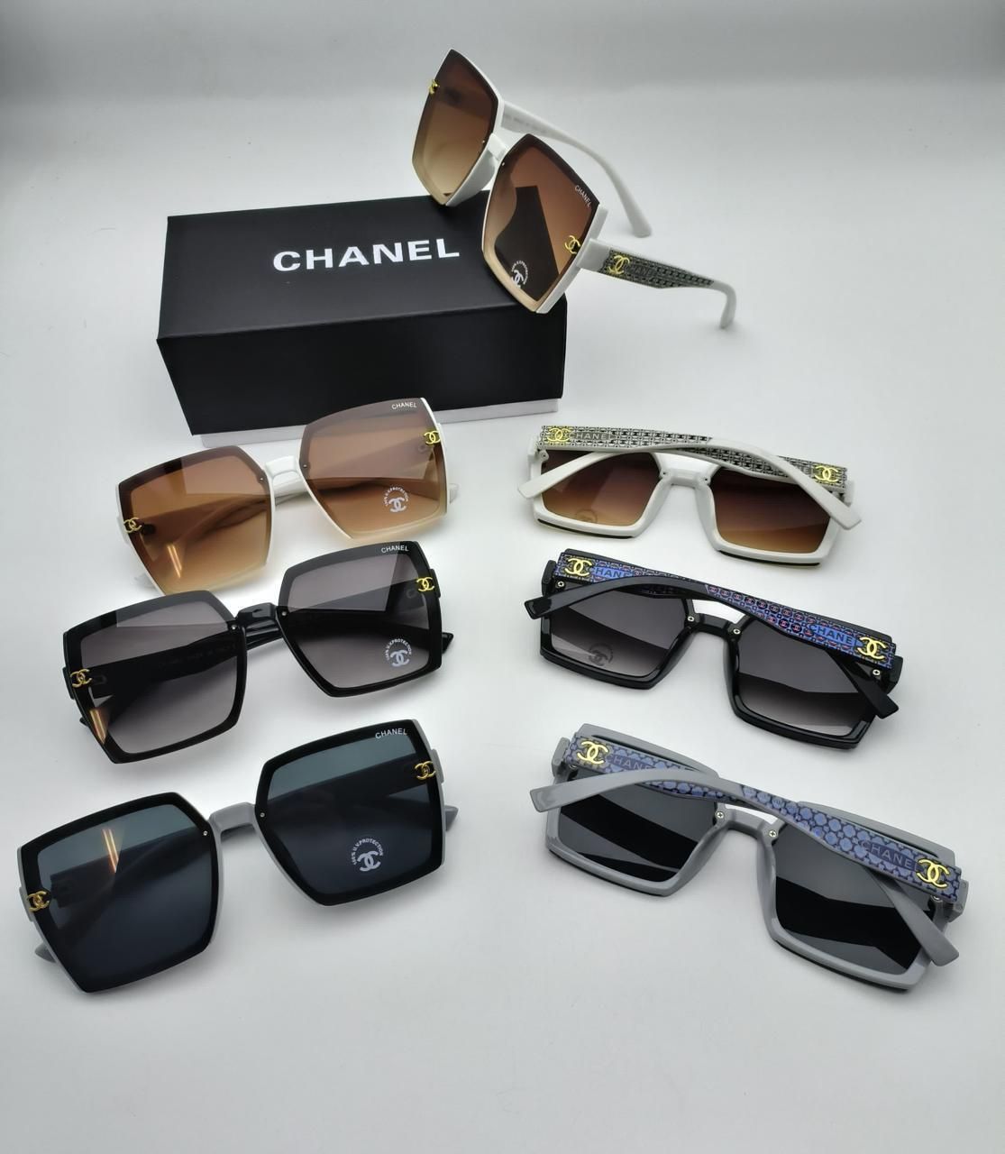 Chanel Square Frame Sunglasses For Women's in Different Colors