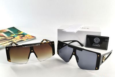 Versace Medusa Icon Shield Sunglasses in 2 Different Colors