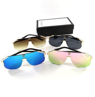 Gucci Stylish Square Shield Oversized Sunglasses in Different Colors