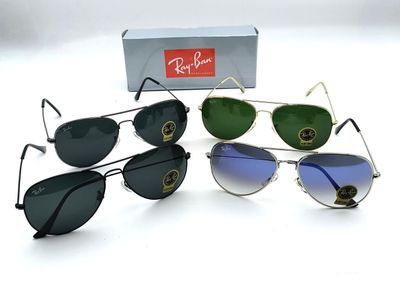 Ray Ban Aviator Sunglasses in Different Colors For Men's