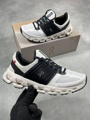 On Running Cloudswift White Black Trainers For Women's