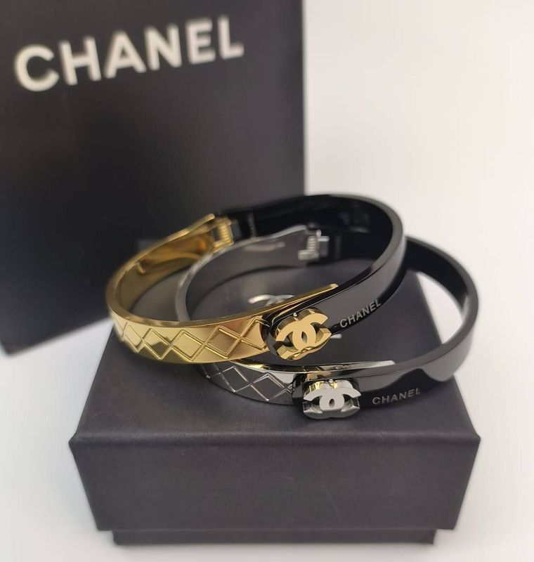 Chanel Logo Bracelet For Women's in 2 Colors Chanel Logo Bracelet For Women's in 2 Colors