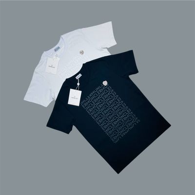 Moncler Logo Motif T-Shirts For Men's in Different Colors