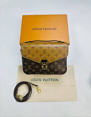 LOUIS VUITTON Pochette Metis Shoulder Bag Monogram For Women's in 2 Colors