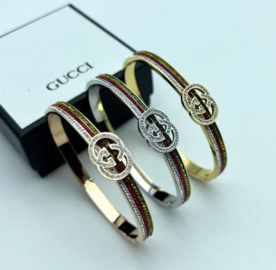 Gucci Logo Printed Bracelets in Different Colors Gucci Logo Printed Bracelets in Different Colors