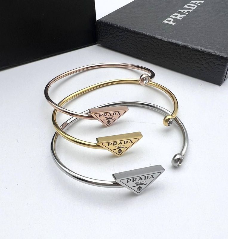 Prada Bracelet Bangles in Different Colors Prada Bracelet Bangles in Different Colors