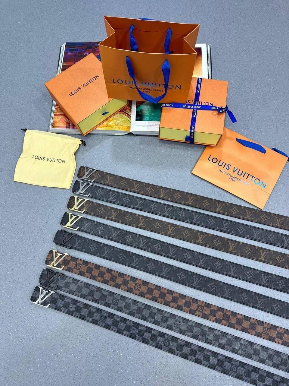 Louis Vuitton Logo Belts For Men's in Different Colors