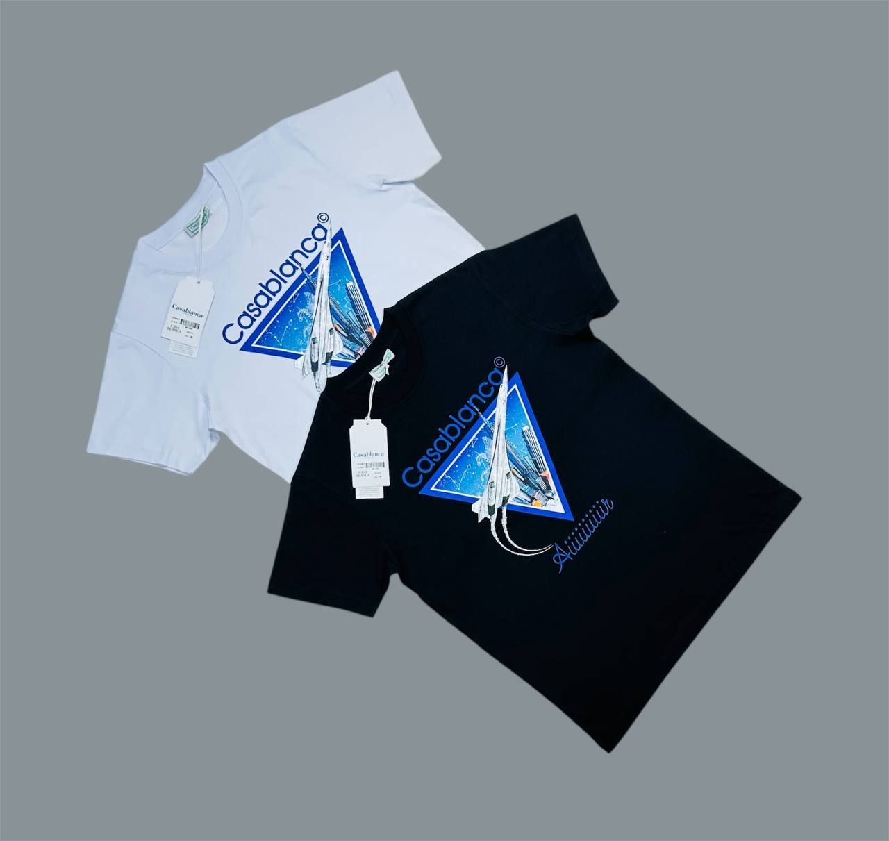 Casablanca Aiiiiir Printed T Shirt For Men's in 2 Colors