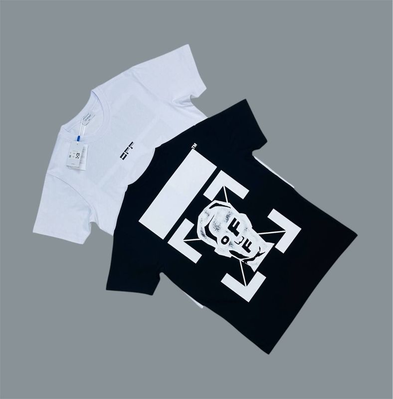 Off-White Logo Printed T-Shirts For Men's in 2 Colors