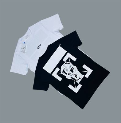 Off-White Logo Printed T-Shirts For Men's in 2 Colors