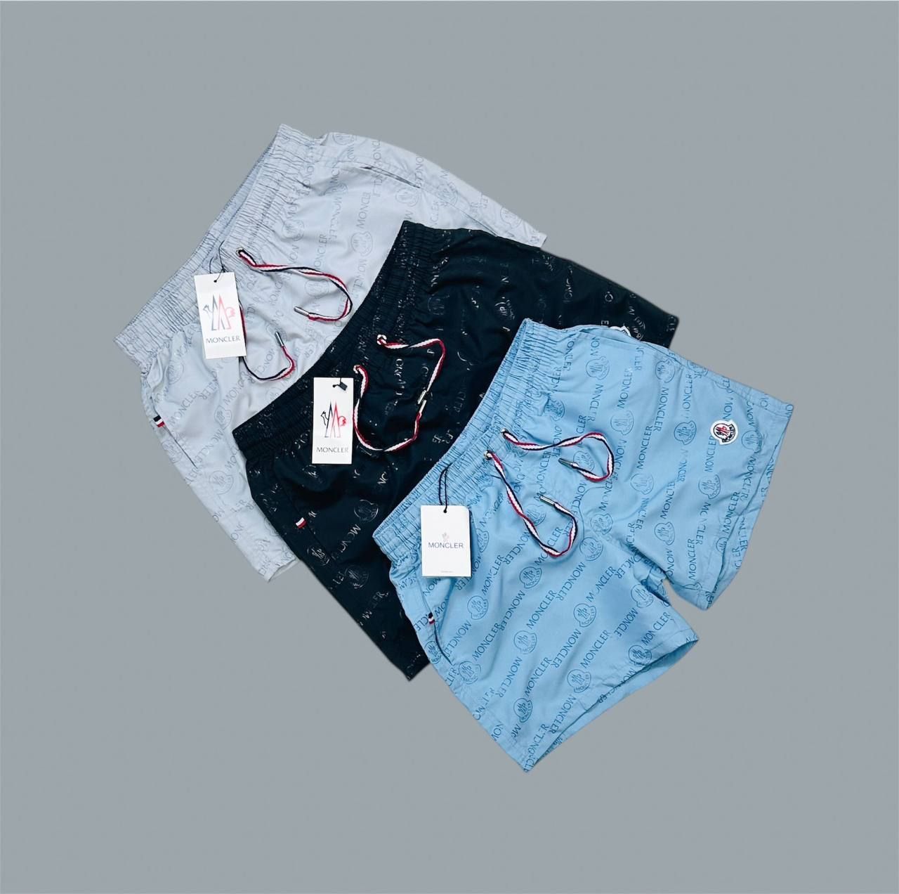 Moncler Logo Printed Swim Shorts For Men's in Different Colors