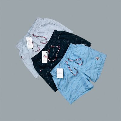 Moncler Logo Printed Swim Shorts For Men's in Different Colors