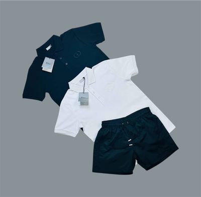 Christian Dior CD Logo Printed Polo Shirts & Shorts Sets in Different Colors For Men's