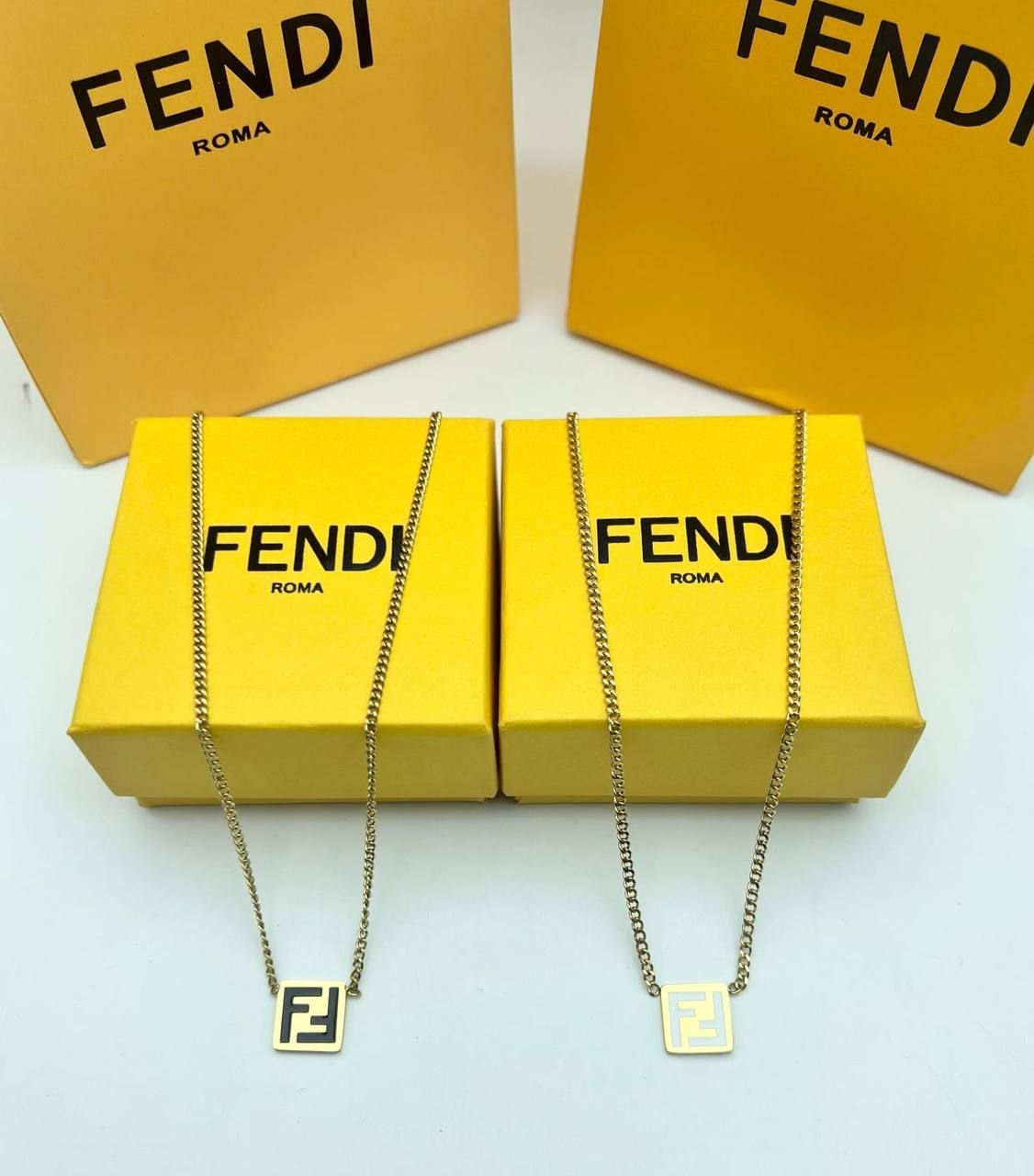 FENDI Forever Necklace Metal For Women's