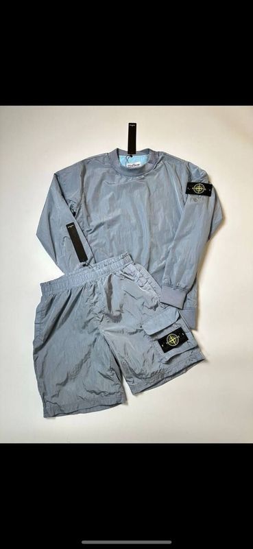 Stone Island Nylon Jumpers and Shorts Set