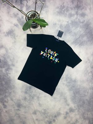 Louis Vuitton Men's Women's Logo T-shirts Louis Vuitton Men's Women's Designer Black T-shirt Replica Sale UK Man Woman First Copy Rep Cheap Price Reps Tee Shirts LV Fake Brand Logo T-shirts Unisex Luxury Tshirts Fakes Men Women T Shirt 1:1 Tshirt 1st Copies AAA Duplicate