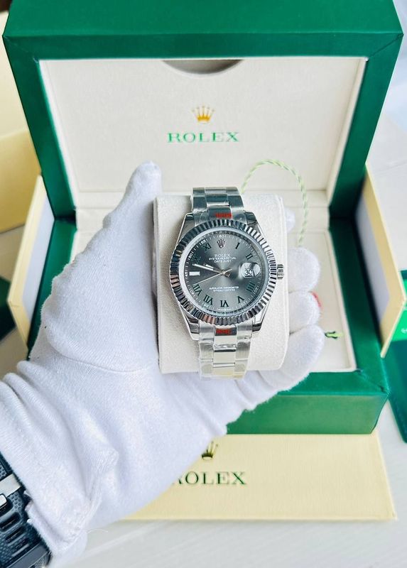 Rolex Datejust Grey Slate Wimbledon Men's Watch Rolex Datejust Grey Slate Wimbledon Men's Watch